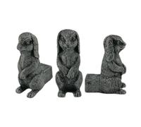 3 Pieds De Pot d'animaux - Pieds De Pot d'animaux, Pieds De Pot d'animaux - Pieds De Pot De Fleur, Rehausseur De Pot, Chat, Souris, Lapin, Écureuil, Pieds De Pot pour Jardinières Extérieures, Pied