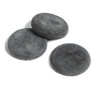 3 pierres rondes et plates de massage