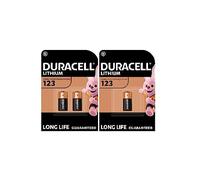 3 piles Duracell 123 (1 blister de 2 piles + 1 ampoule de 1 batterie) 3 piles (CR123 / CR123A / CR17345)