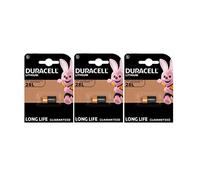 3 piles Duracell 28L A544 2CR11108 avec lithium (3 ampoules de 1 batterie)