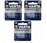 3 piles Varta V4034PX 4LR44 Alcaline 6V
