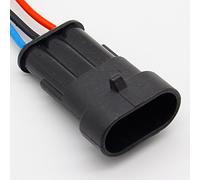 3 Pin Way Sealed Waterproof Electrical Wire Connector Set auto connectors with cable
