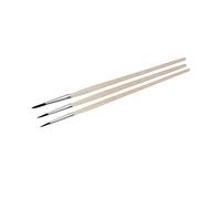 3 pinceaux aquarelle n° 4 - 6 - 8 poils de poney - NESPOLI - 16027