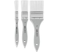 3 pinceaux - Brosses - Plat - Acrylique - Synthétique - Liquitex