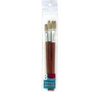 3 pinceaux plats n 5 n 10 n 14 pour raccords Nespoli G
