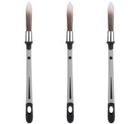 3 Pinceaux pour Peinture Murale, Petit Pinceau de Retouche, Pinceaux de Détail, Ensemble de Petits Pinceaux, Petits Pinceaux pour La Décoration, Pinceaux pour Peindre Les Murs