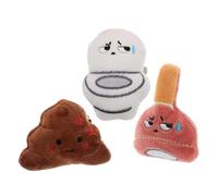 3 Pinces à Cheveux Pelucheuses Motif Caca pour Filles et Femmes | Lot de Trois, Tissu Doux, Style Kawaii, Maintien des Mèches Rebelles, pour Frange Latérale et Coiffure Nette