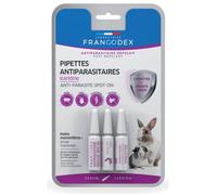 3 Pipettes antiparasitaires protection renforcée pour rongeurs - Francodex