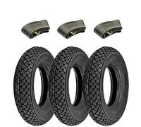 3 pneus UNION 3.00-10 + chambres pneumatiques compatibles avec Vespa 50 Special XL Rush 50 PK XL2 HP