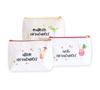 3 Pochettes Maîtresse, Atsem + Aesh en Vacances | Merci Maîtresse, Merci Atsem, Merci Aesh - Remerciements école Maternelle & Primaire - Cadeau Fin d'année Scolaire