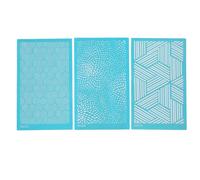 3 pochoirs de sérigraphie pour pâte polymère