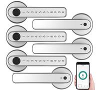 3 poignées de porte connectées TSZ-800 - coloris argenté [VisorTech]