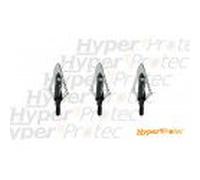 3 Pointes De Chasse Maximal Cross-Cut 4 Lames 100 Grains