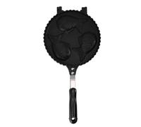 3 Poissons Gaufrier Pan, Aluminium Double Face Taiyaki Pan Antiadhésif Poissons En Forme De Gaufrier Pan pour La Maison Snack