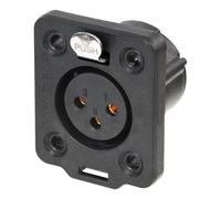 3-Pole Douille XLR Châssis Connecteur - NEUTRIK