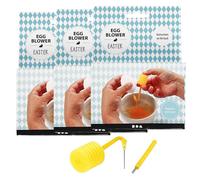 3 pompes pour vider les œufs de pâques à décorer Creavea
