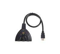 3 Port HDMI Switch 4K 2160P HDMI Adaptateur 3 Entrées 1 Sortie Dolby Digital Intelligent HDMI Commutateur pour TV Blu-Ray cable box PS3 PS4 Xbox - Reconditionné