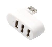 3-Port USB 2.0 Hub - High-Speed USB Hub Splitter, Flexible Rotating Expander for PC, Laptop, Cell Phones, Digital Cameras, Camcorders & More, Compact Extender Adapter for Data Trans