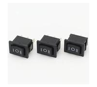 3 position rocker switch 3 pins on off on snap switch 5pcs NWPNLXEA