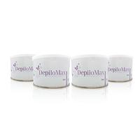 3 Pots de cire à épiler JAUNE MIEL 400 ml + 1 pot de cire GRATUIT soit 4 pots de cire, Purewax By Purenail