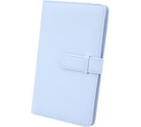 3 pouces 108 sacs album photo Cuir synthétique mini pour les cartes de cinéma cartes de visite hortensia bleu