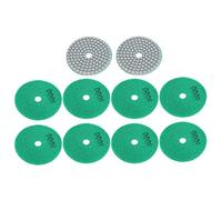 3 pouces tampons de polissage diamant disques de ponçage de qualité professionnelle pour pierres de béton de marbre de granit polissage humide ou sec 1000 maille vert 10 pièces