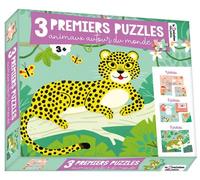 3 Premiers puzzles - Animaux autour du monde - - Kiko - Deux Coqs D'or - Jeux livres objets