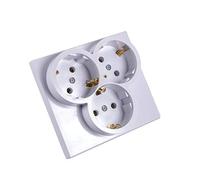 3 prises Schuko encastrées - Contact de protection - Prise encastrée - IP20 (5307)