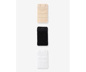 3 prolongateurs de soutien-gorge d'allaitement blanc+beige+noir TU
