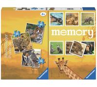 3 Puzzles - Memory - Bébés Animaux - 25, 36 Et 49 Pièces