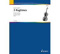 3 Ragtimes: viola and piano.
