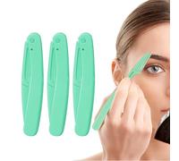 3 Rasoirs À Sourcils, Rasoir À Sourcils De Sécurité Pour Le Visage - Petite Coupe-sourcil Pliante, Portable Brow Razor Pour Débutant, Maquilleur, Outil De Dermaplaning Exfoliant Pour Femmes Et Hommes