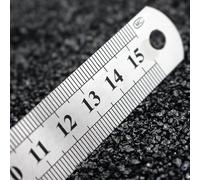 3 règles métalliques en acier inoxydable avec double graduation sur les deux côtés pour une mesure impériale et métrique pour une mesure précise