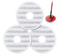 3 Remplacement lavables et réutilisables pour la tête de mop, Compatible avec Le Tampon de Remplacement du Vileda Spin Clean Mop