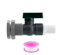 3. Robinet de récolte de pluie de qualité industrielle avec valves en PVC et raccords sécurisés pour conversions de tambour