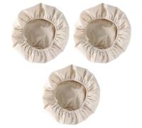 3 Ronde Banneton pour Pain, Insert en Lin pour Banneton à Pain, Accessoire de Pâtisserie pour Faire son Pain et son Levain