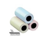 3 rouleaux autocollants colorés pour imprimante thermique TD-100.app Callstel
