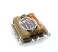 3 Rouleaux de foie gras entier cuits au sel 150g