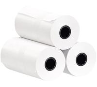 3 rouleaux de papier thermique autocollant - 80 mm x 3,5 m - Blanc [Callstel]