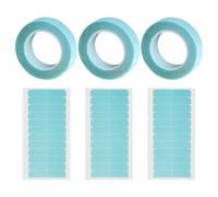 3 Rouleaux De Ruban D'Extension De Cheveux Et 3 Films De Perruque, Ruban Imperméable, Ruban Double Face, Outils De Coiffure, Accessoires De Perruque