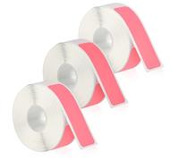 3 Rouleaux de Rubans pour Étiqueteuse pour Phomemo D30, 12mm x 40mm Ruban Étiquettes Autocollantes Auto-Adhésif Ruban d'Étiquettes pour la Maison le Bureau l'École les Fichiers (Rose)