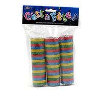3 Rouleaux de Serpentins - C'est la Fête !
