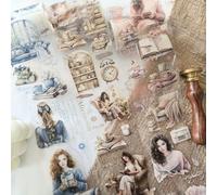 3 rouleaux de stickers de scrapbooking, ensemble de washi tape sur le thème des filles en PET, ensemble d'accessoires de scrapbook Ta Merry, décoration esthétique pour les stickers de bullet journal