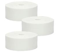 3 rouleaux de sueur, ruban de cou invisible adhésif, ruban chemise jetable, doublure sueur à chapeau respirant, collier coupé librement pour des vêtements.