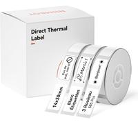 3 Rouleaux D'étiquettes,Autocollantes Etiquette Pour D110 D11 D101 H1s,14x30mm,Blanc