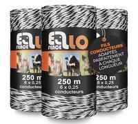 3 rouleaux en osier zau nlitze Marcello Farm 3 Échelle Nirosta, 600 m (3 x 200 m)