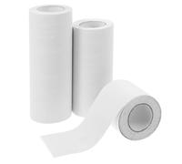 3 Rouleaux Moulure Murale Blanche en Pvc, Décorative | Rouleau de 5m, Pose Rapide sur Angles Irréguliers, Finition Grainée pour Intérieur