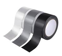 3 Rouleaux Ruban Renforcé,5 Cm X 25 M Ruban Adhésif Toilé Fort Duct Ruban Toilé Américain Déchirable À La Main Pour Relier Sceller Regrouper (Gris,Noir,Blanc)