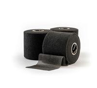 3 Rouleaux SPORTTAPE Sous-bande Mousse Noire 7 cm x 27 m | Pré-bande/Underwrap sport non adhésif respirant | Protège la peau avant strap cheville, genou, poignet | Football, rugby intensif