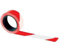 3 Rubalise de marquage Rouge et Blanc 50 mm x 100 m Ruban de signalisation Rouleau de marquage pour Respect Distance de sécurité, distanciation Sociale, balisage périmètre sécurité, Zone de Danger